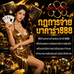 กฎการจ่ายบาคาร่า888
