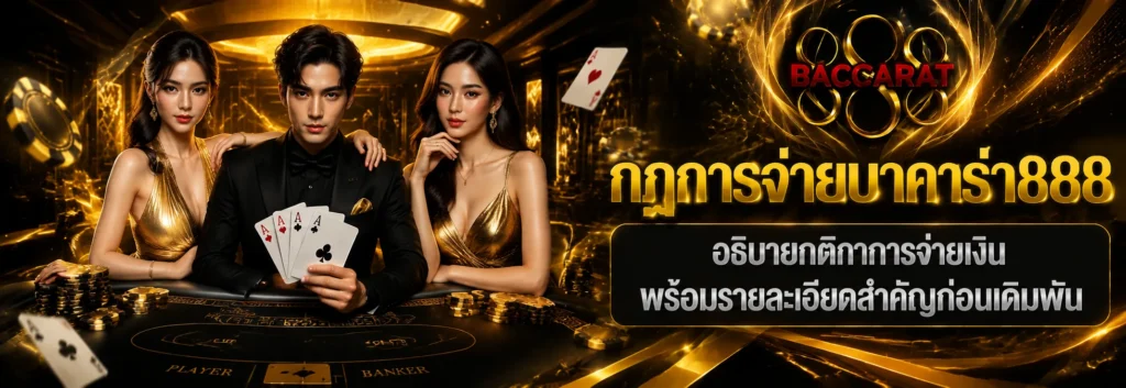 กฎการจ่ายบาคาร่า888